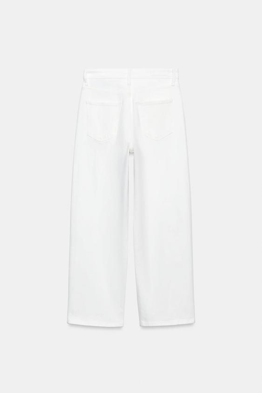 ZARA ДЖИНСЫ Z1975 STRAIGHT С ВЫСОКОЙ ПОСАДКОЙ, БЕЛЫЙ