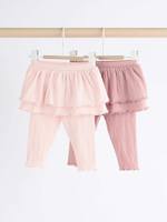 Легинсы для малышей Next Q95-309, 2 шт., Розовый