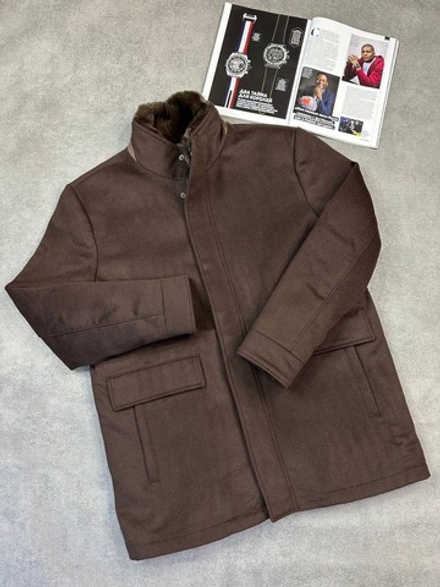 Кашемировое пальто Loro Piana с мехом