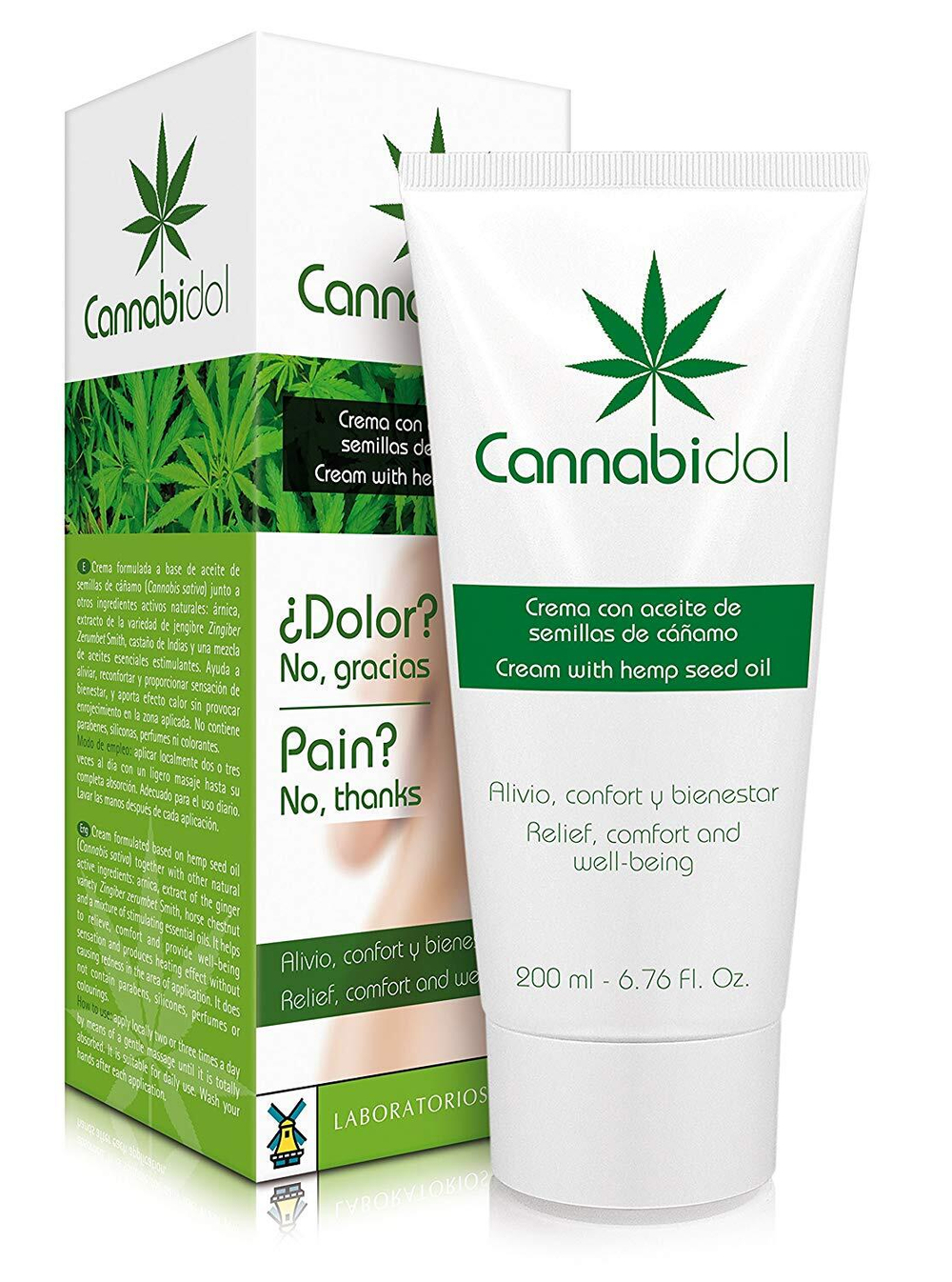 Крем интенсивного действия для тела с разогревающим эффектом Cannabidol Cream