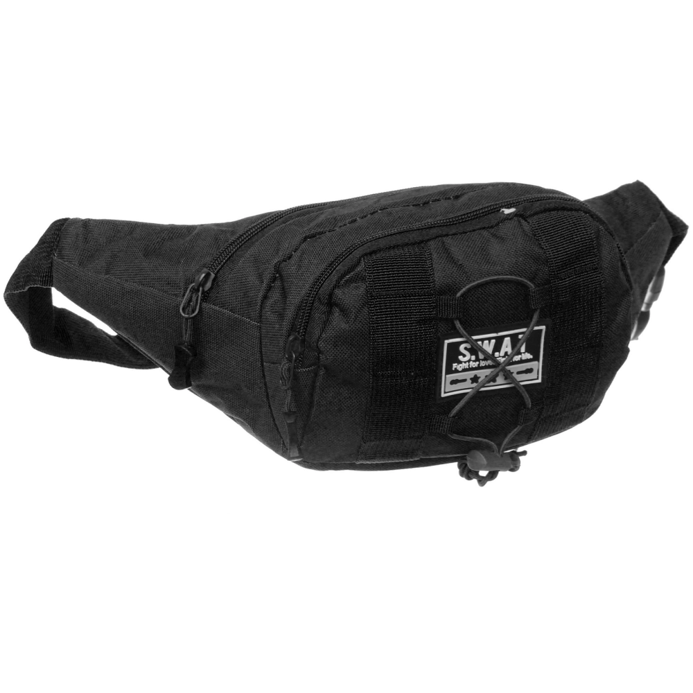Сумка на пояс «Sport leader - Viking», три кармана, цвет черный, 32*16*6см