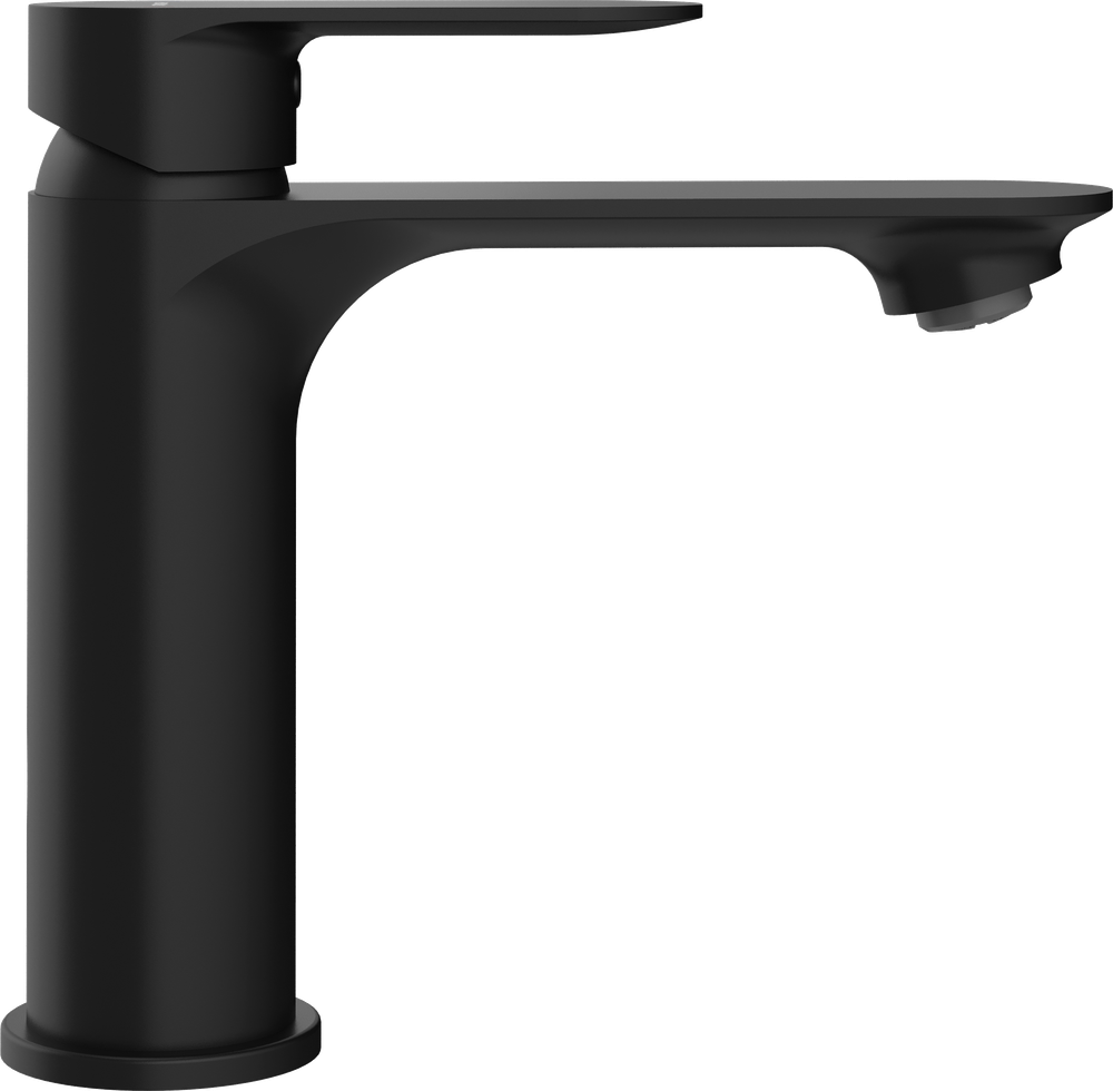 Смеситель для раковины STWORKI Вестфолл S08010BK матовый черный