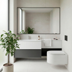 Унитаз подвесной безободковый WAVE LINE Tornado3.0, сид. дюропласт, м/л, быстр, БЕЛЫЙ глянец (L)