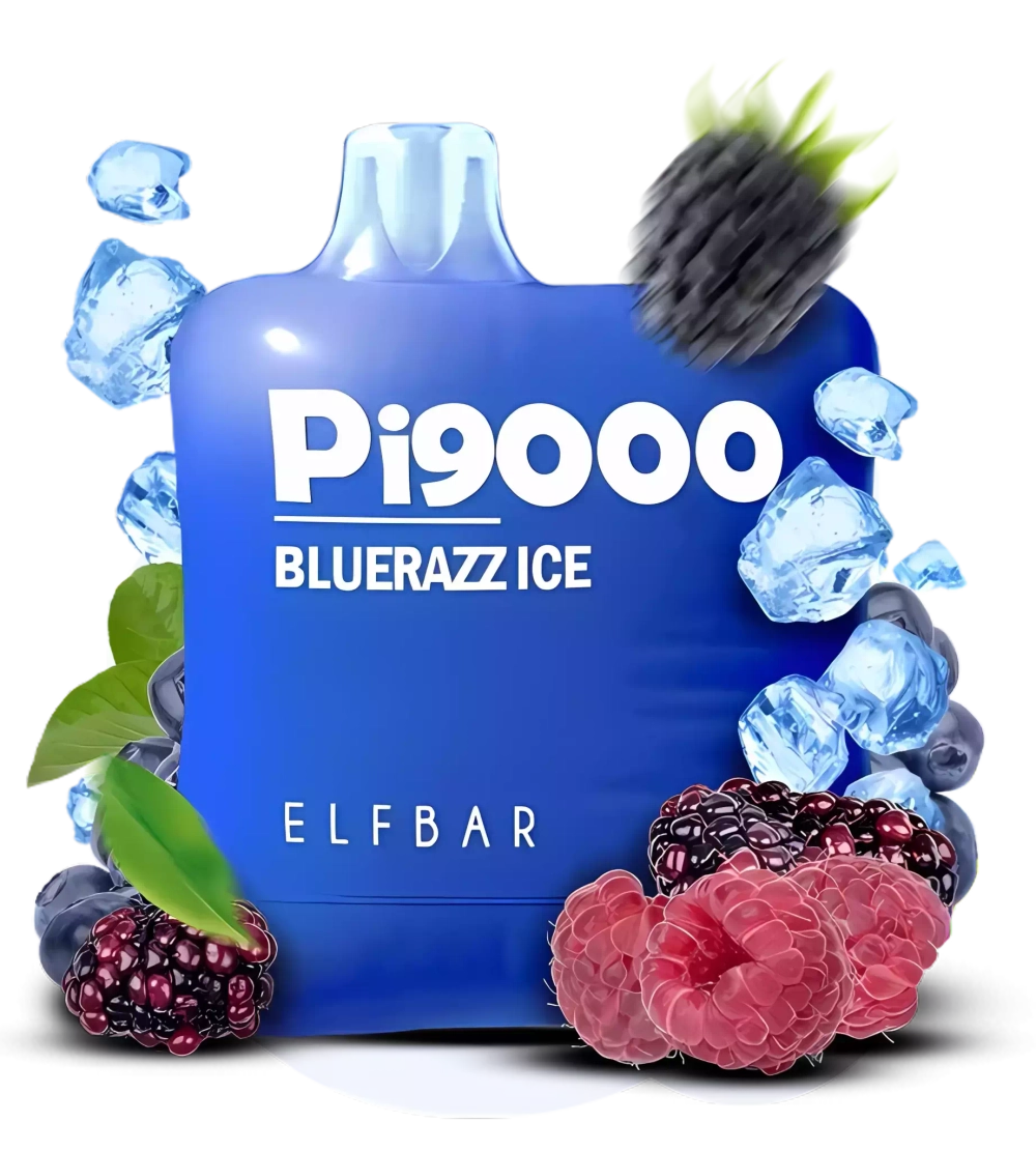 Elf Bar Pi9000 - Blue Razz Ice (nic 5%)