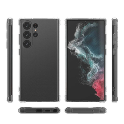 Чехол прозрачный с усиленными защитными углами для Samsung Galaxy S23 Ultra, серия Ultra Plus от Caseport