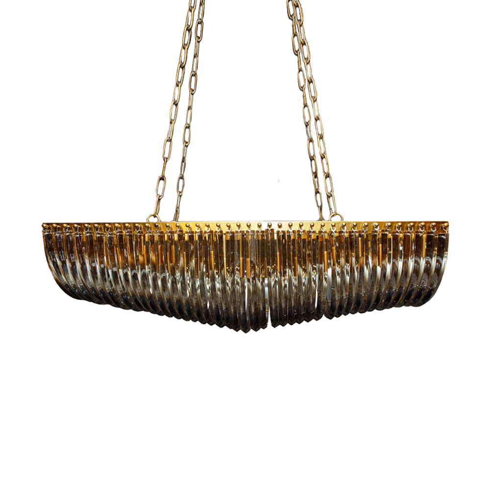 Люстра Roomers KG0522P-8(amber)matt bras