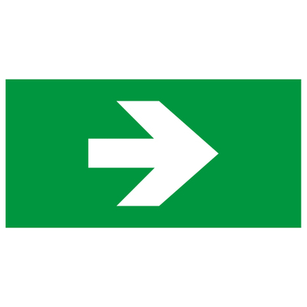 Пиктограмма ЭРА INFO-SSA-119 бэклит 259x128мм Стрелка без текста SSA-103