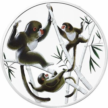 2 доллара 2016 Токелау «Обезьяна»