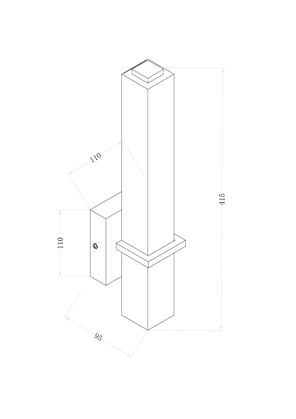 Настенный светильник (бра) Maytoni C002WL-L12CH4K