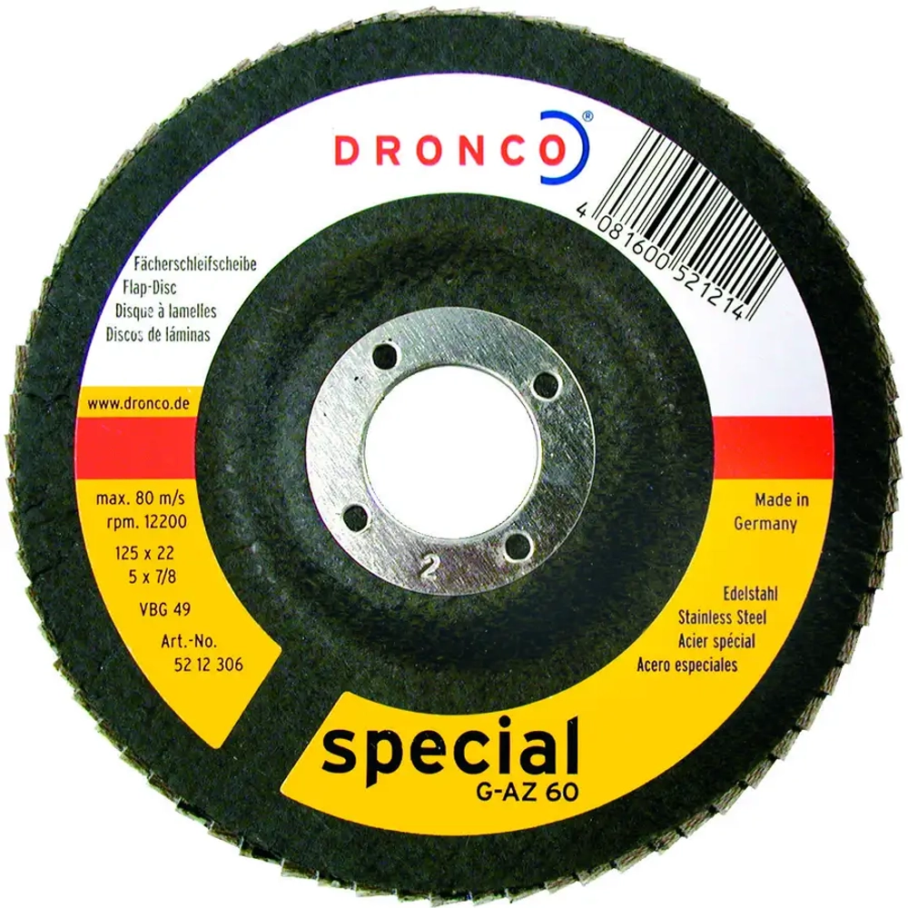 Лепестковый диск Special G-AZ K40 180 мм Dronco 5218304