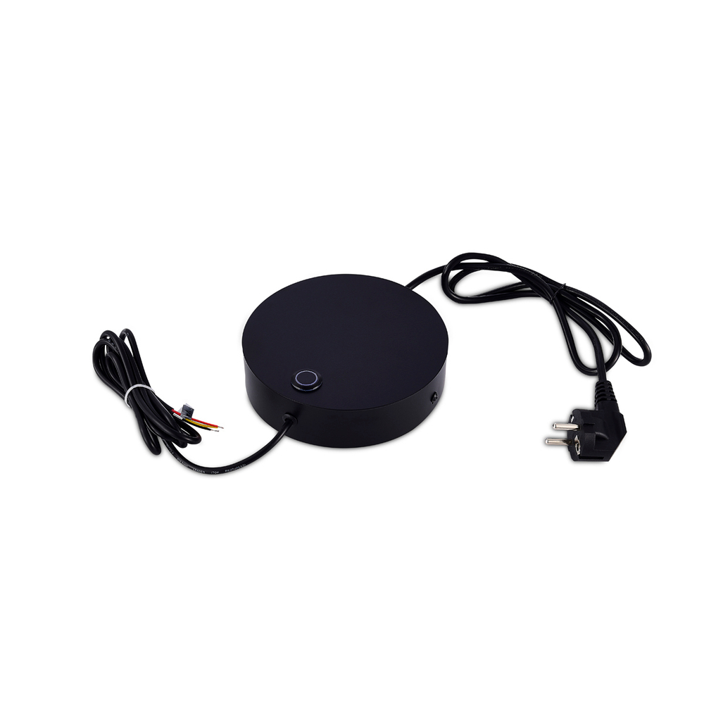 Блок питания L8HF с основанием,  DC 24В 60В,  D150xH37, 4 мм,  черный