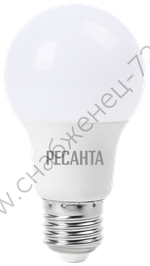 Лампа светодиодная РЕСАНТА LL-R-A60-7W-230-4K-E27
