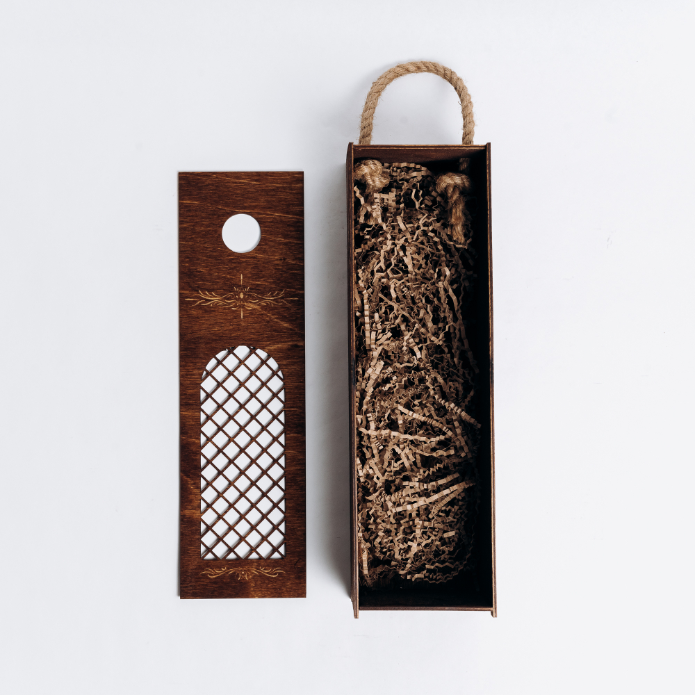 Подарочный короб для бутылки  "VIP" PK2