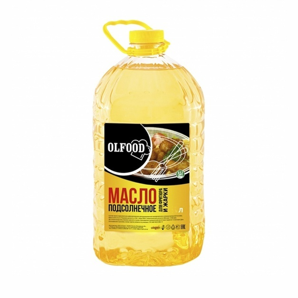 Масло Подсолнечное Olfood для Фритюра и Жарки 5л
