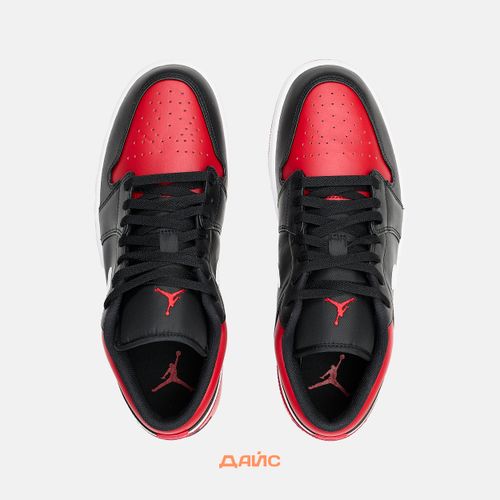 Кроссовки Jordan 1 Low Alternate Bred Toe  артикул:553558-066 - купить в магазине Дайс