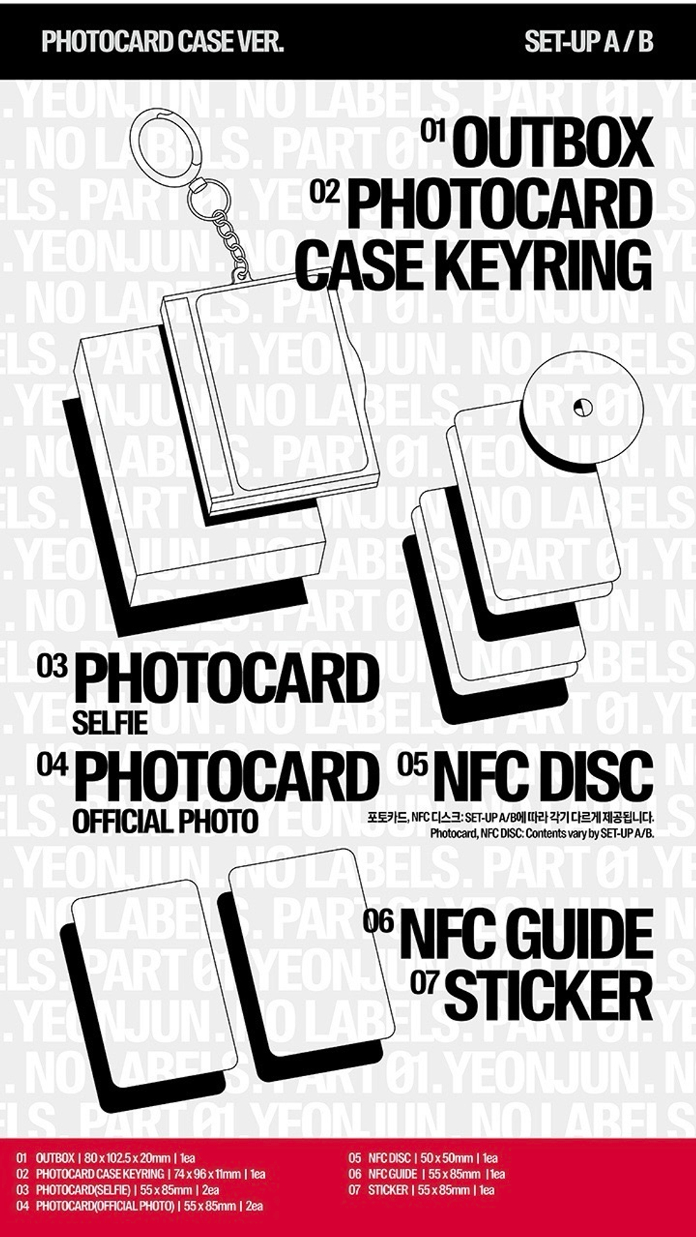 Альбом YEONJUN - NO LABELS: PART 01 (Photocard Case ver.)