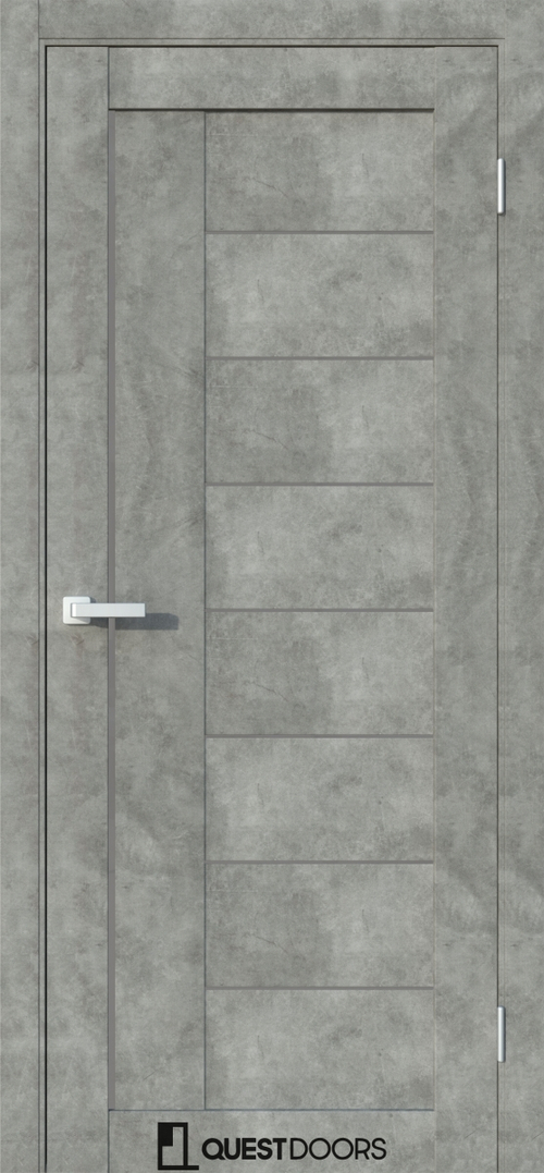 QC1 Бетон серый стекло графит