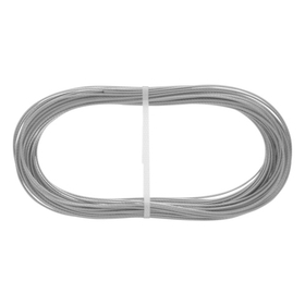 Трос металлополимерный прозрачный ПР-2.0, толщина 2.0 мм, моток 20 метров Сибртех 47625