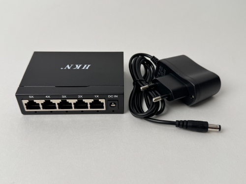 Сетевой коммутатор с 5 портами (1 Гбит/с). HKN-G105D