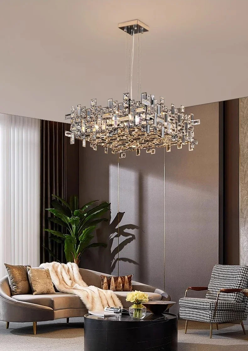 Люстра P7838-W60 chrome