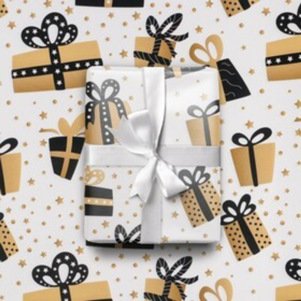 Бумага упаковочная глянцевая «Большие подарки», 70 × 100 см