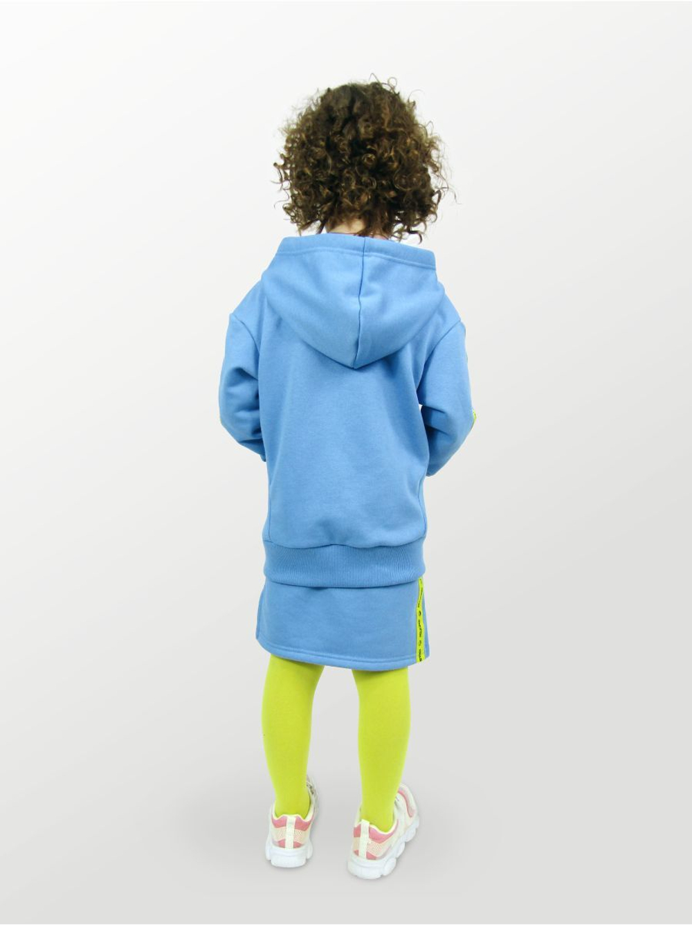Худи для детей, модель №1, рост 116 см, голубой