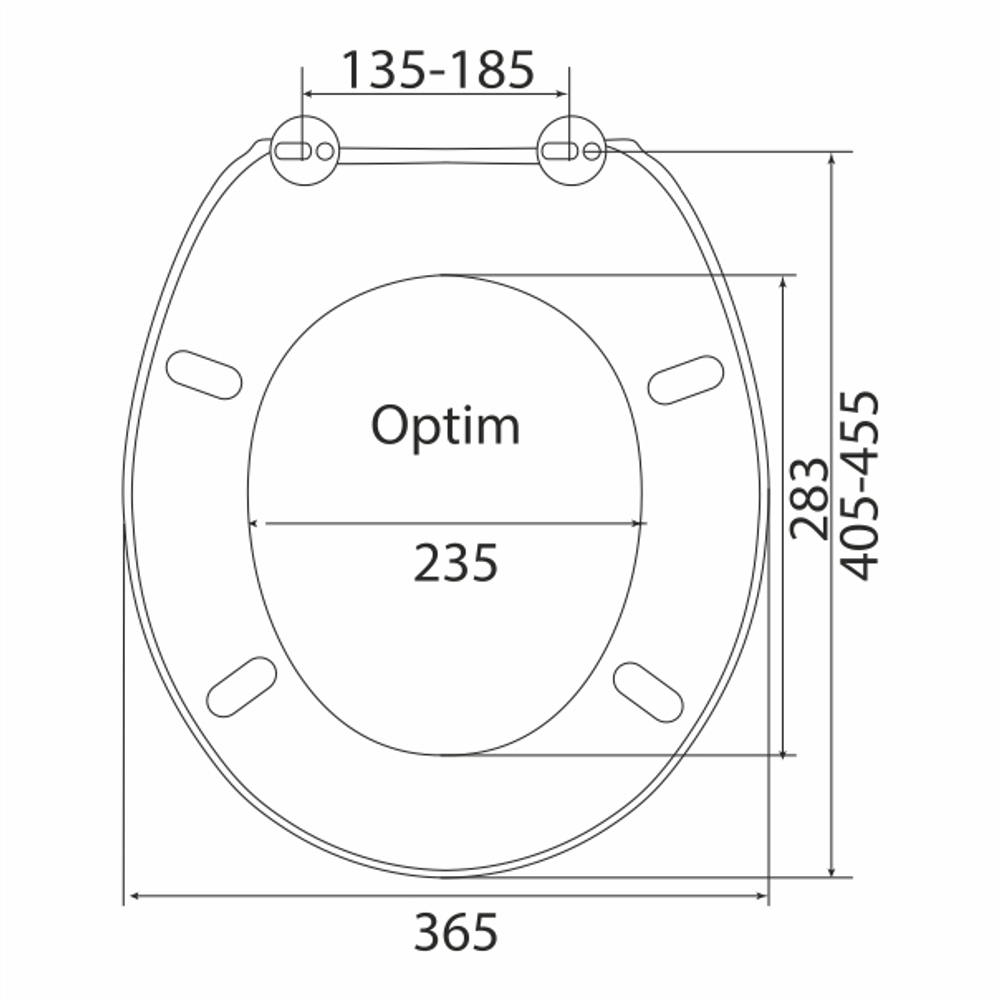 Сиденье для унитаза OPTIM SO дюро/лифт/съем (Президент,Senator,Зенит,Славута,Бриз,Карина)
