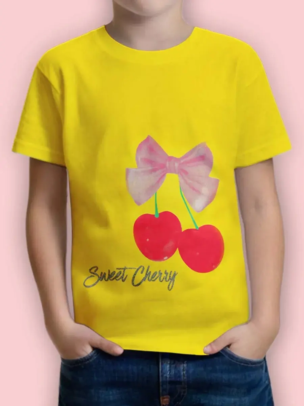 Футболка для садика и школы.девочка.1шт.