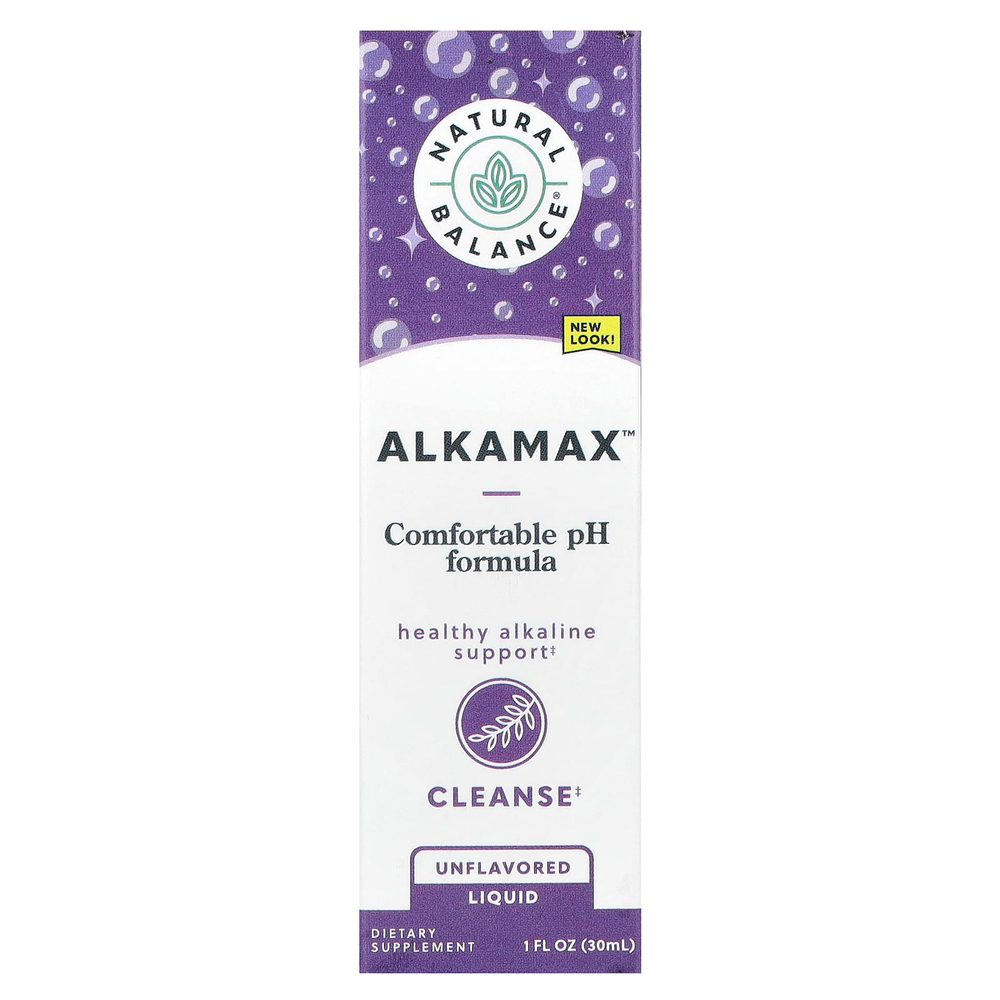 Natural Balance, AlkaMax, жидкая формула с комфортным уровнем pH, без добавок, 30 мл (1 жидк. унц.)