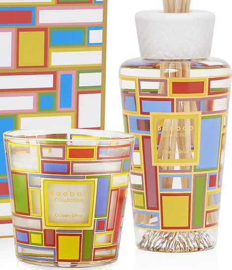 Ocean Drive, набор аромадиффузор и свеча My first Baobab, Baobab Collection