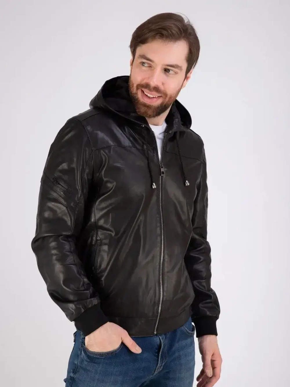 Куртка кожаная из натуральной кожи