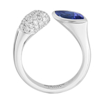 Кольцо с Танзанитом и Бриллиантами, R0259-1/11