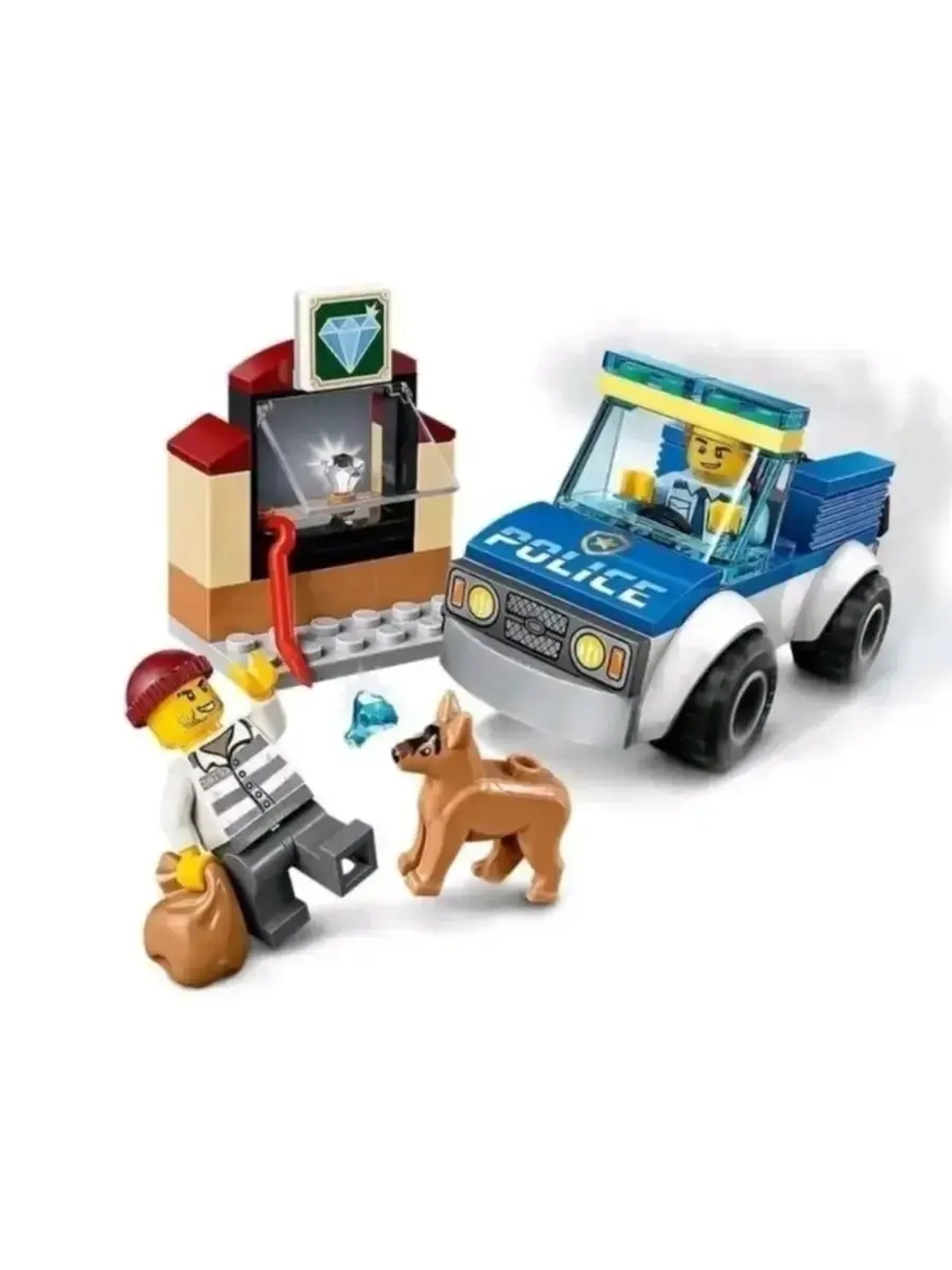 Конструктор Сити Ловля преступника 79 деталей 11519