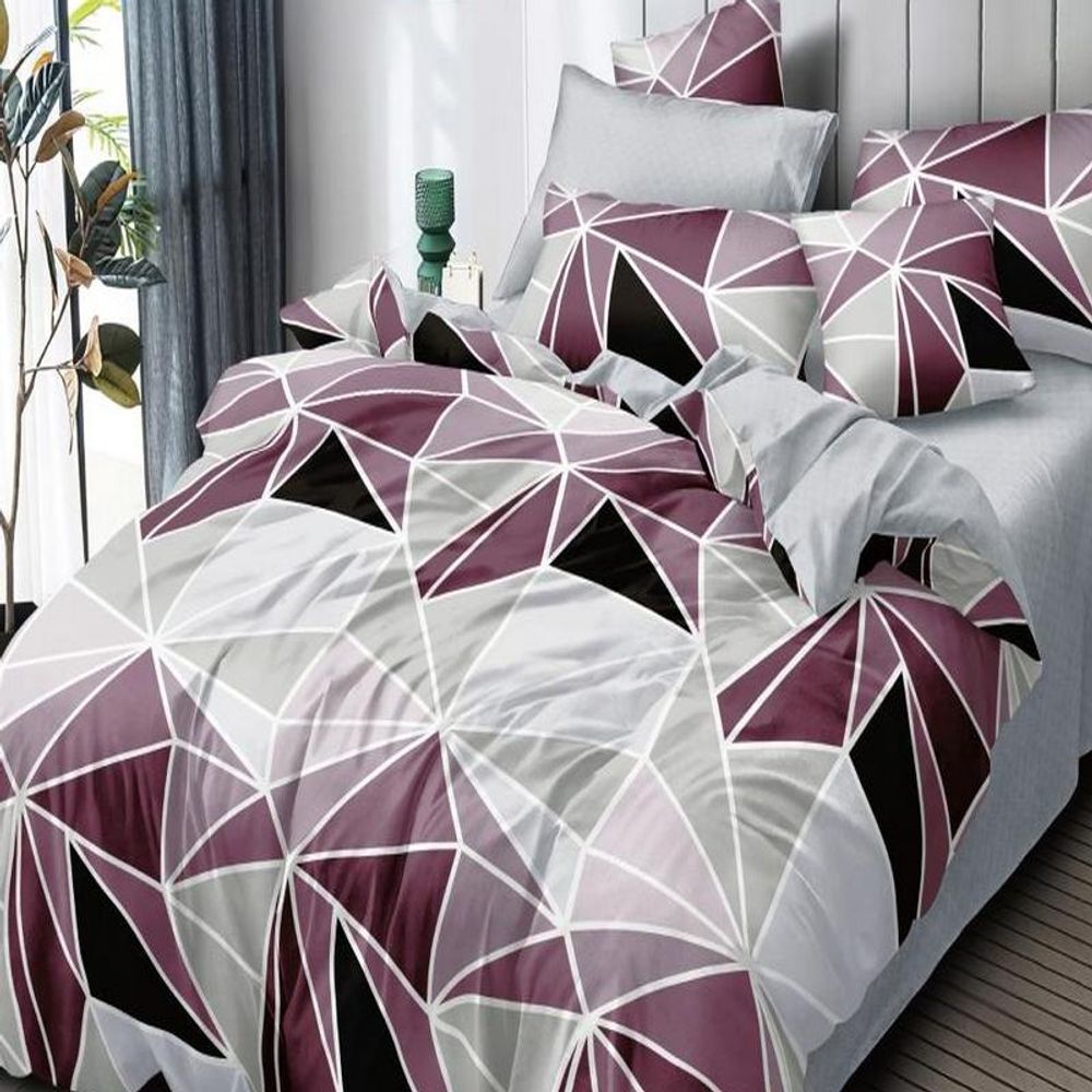 Комплект постельного белья "П37. F-82024", поплин, 100% хлопок, Россия.