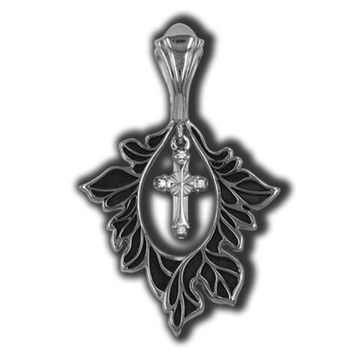 Четырехконечный крест. Подвеска