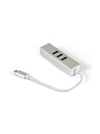 ExeGate EX294188RUS Кабель-адаптер ExeGate EXE-77C-45 (USB3.0 Type C --> 3xUSB3.0 + 1xRJ45 UTP 1000Mbps RLT8153)