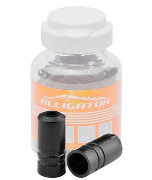 Колпачoк наконечник рубашки перекл 4х5.6х12.2мм пластик LY-HPP01#B150 150шт в банке, черн ALLIGATOR