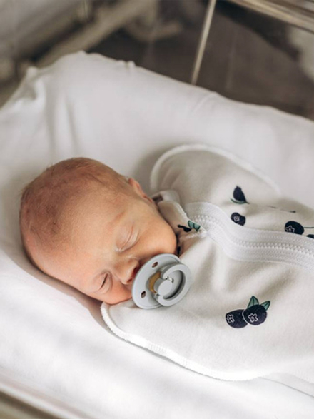 Пелёнка-кокон Mjölk Голубика