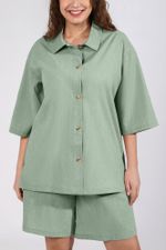 Блузка (рубашка) Тимьян-4 Виотекс ЗЕЛЁНЫЙ