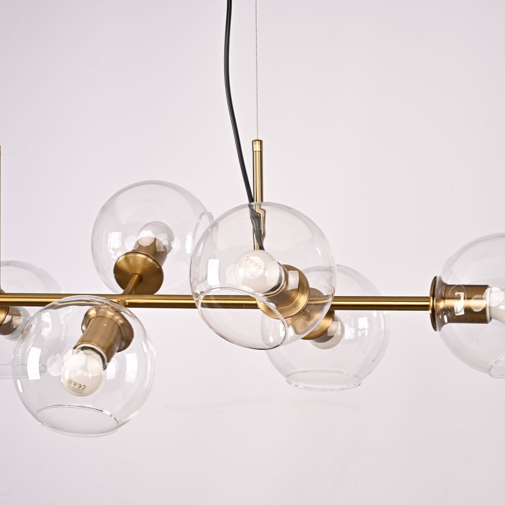 Подвесная Люстра Staggered Glass Chandelier 8 By Imperiumloft