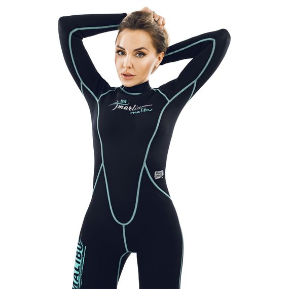 Гидрокостюм Marlin Malibu Lady Aqua Blue/Black 2,5 мм