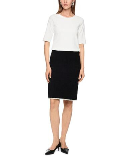 Marc Cain Футболка с шелковой отделкой горловины