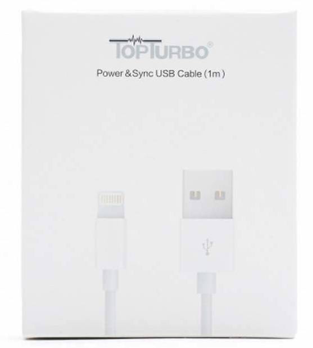 USB кабель Xiaomi Lightning Apple (1m) TopTurbo