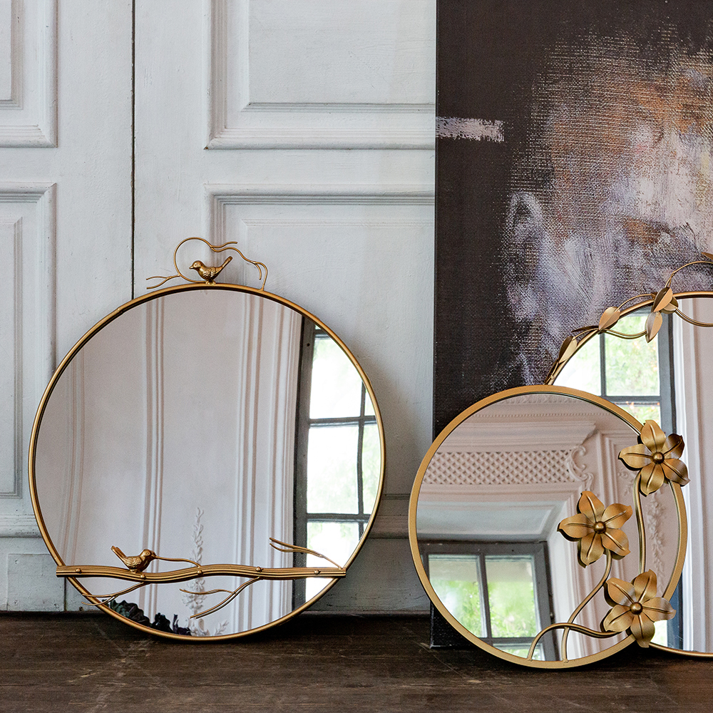 Зеркало настенное Объект мечты Багатель Голд