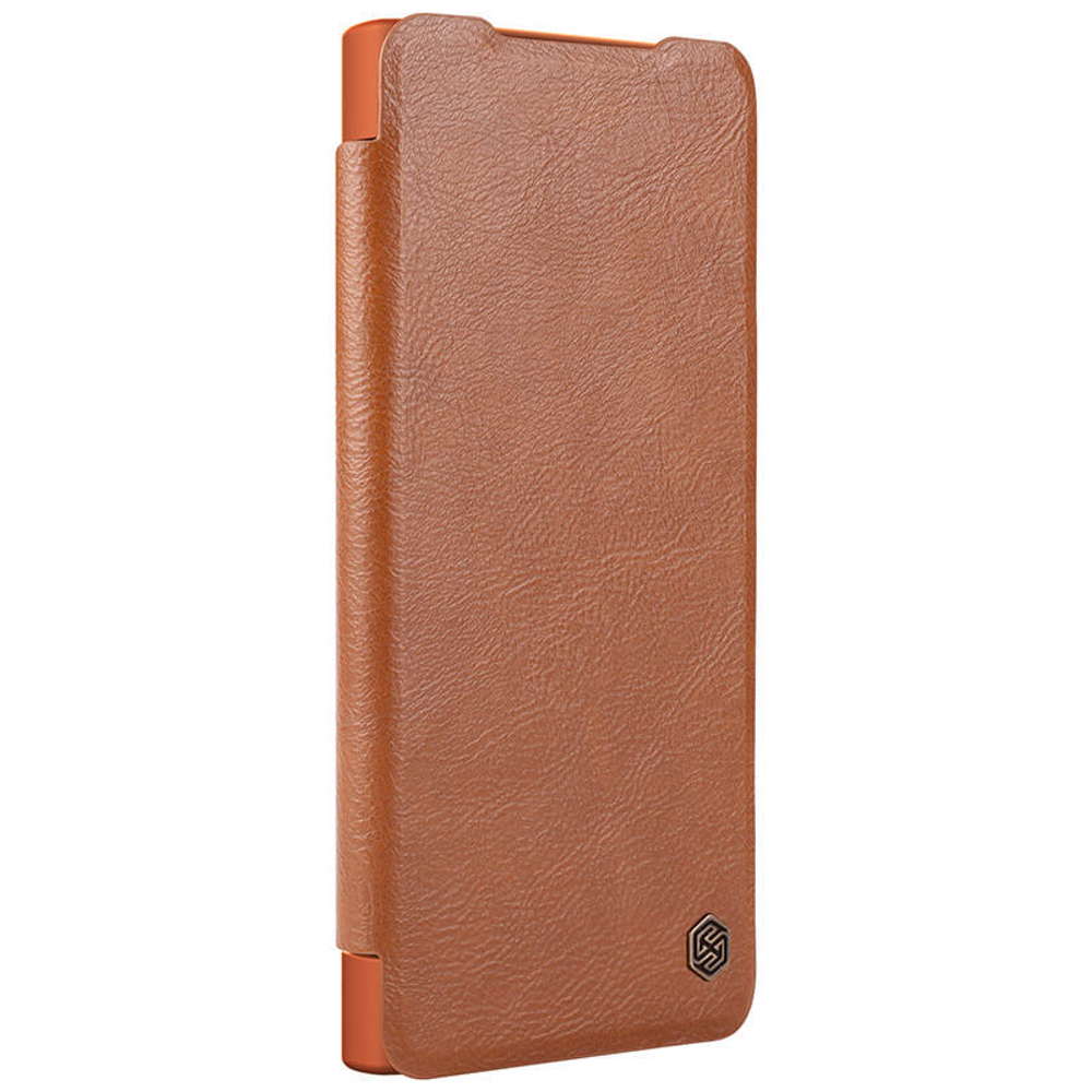 Кожаный чехол-книжка Nillkin Leather Qin Pro для Samsung Galaxy S22 Ultra