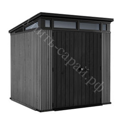 Садовый сарай Keter Signature Vertical Pent 7x7 grey