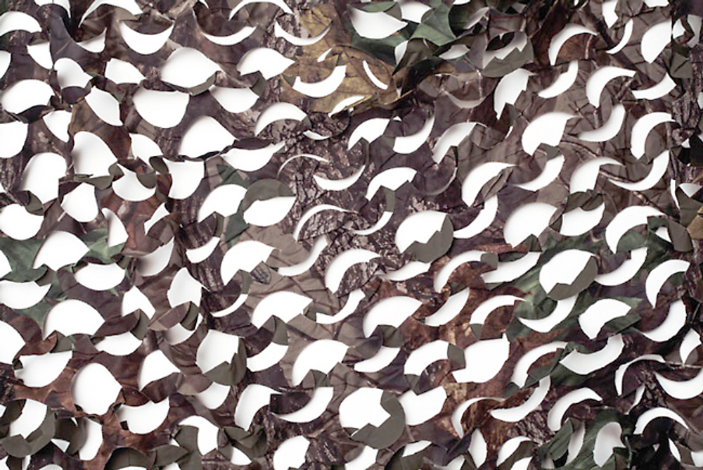 Маскировочная сеть Пейзаж Тайга 4D ПТ-1 (темно-зеленый, темно-коричневый, черный) 2,4х1,5