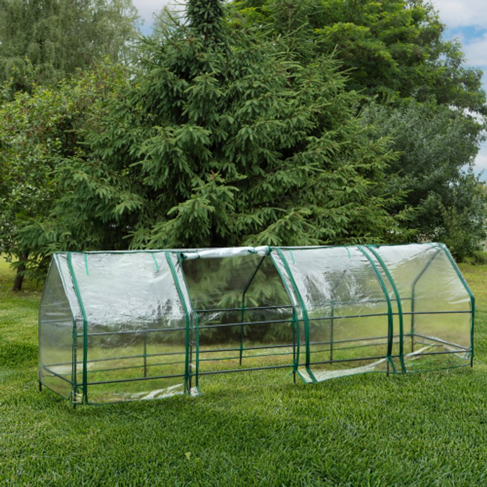 Теплица GREEN APPLE GA-House-4х-frame 3600х900х900 мм 4 отсека | Теплица