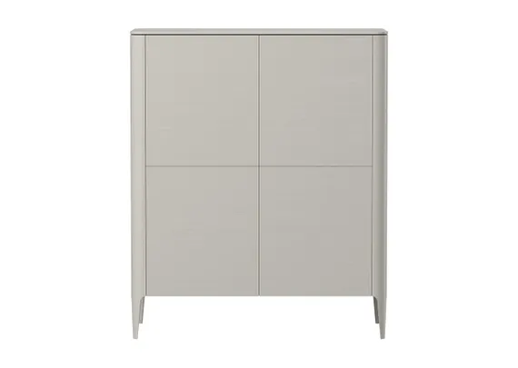 Шкаф Type oak 4 двери (серо-бежевый)