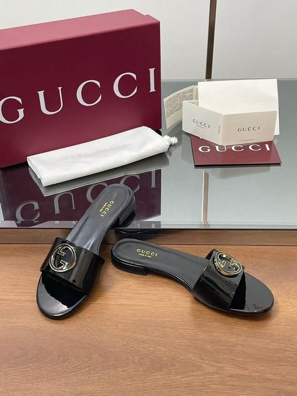 Шлепанцы Gucci, арт. 485286506